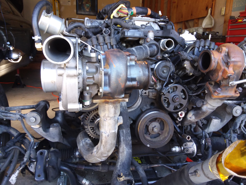 Illustration for article titled Got both exhaust manifolds built, now waiting for parts to continue.